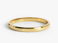 2mm Beveled Edge Wedding Band - Matte Brushed