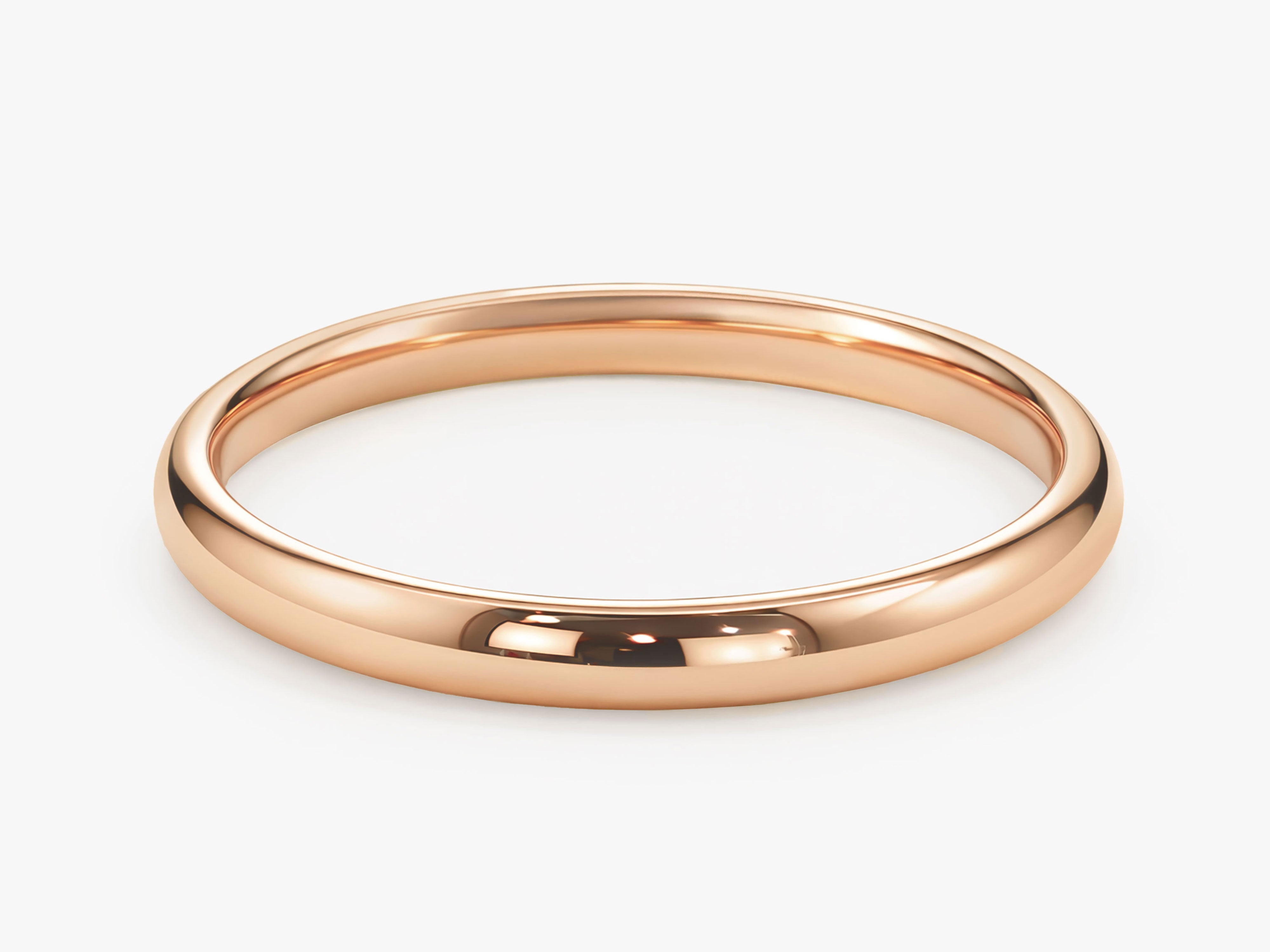 2mm Classic Dome Wedding Band