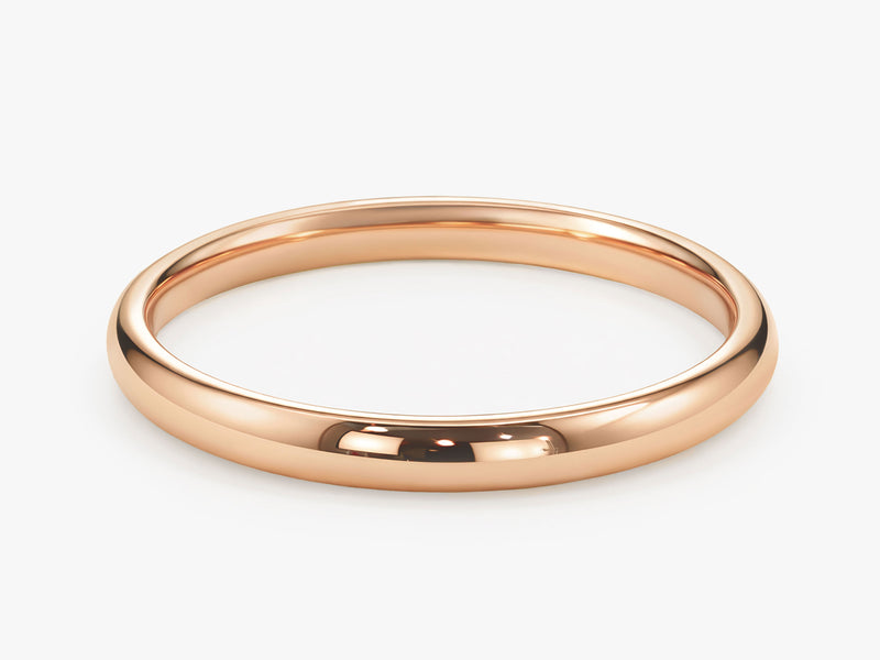 2mm Classic Dome Wedding Band