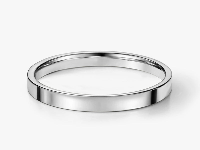 2mm Classic Flat Wedding Band