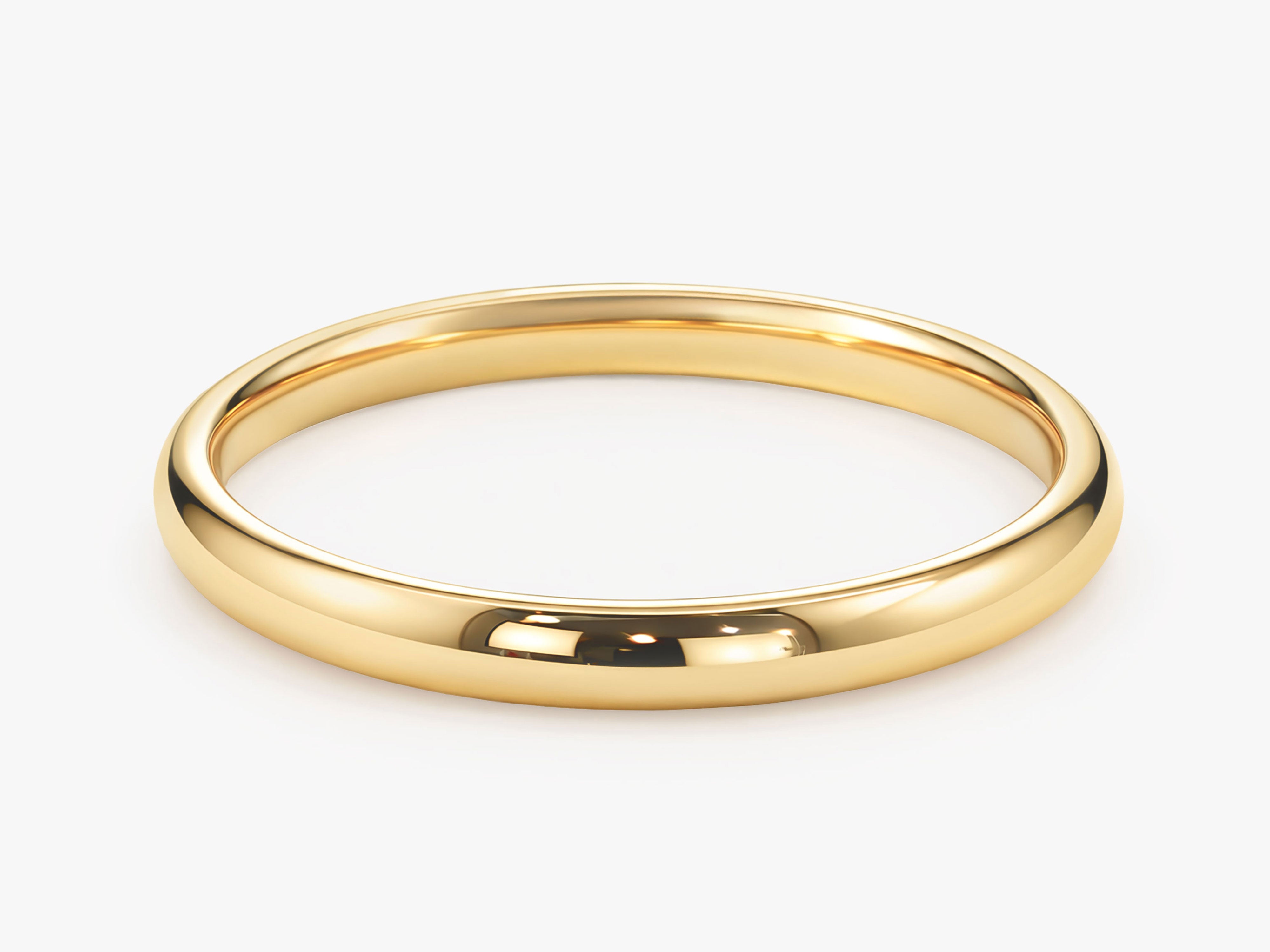 2mm Classic Dome Wedding Band