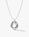 Puffed Organic Circle Necklace