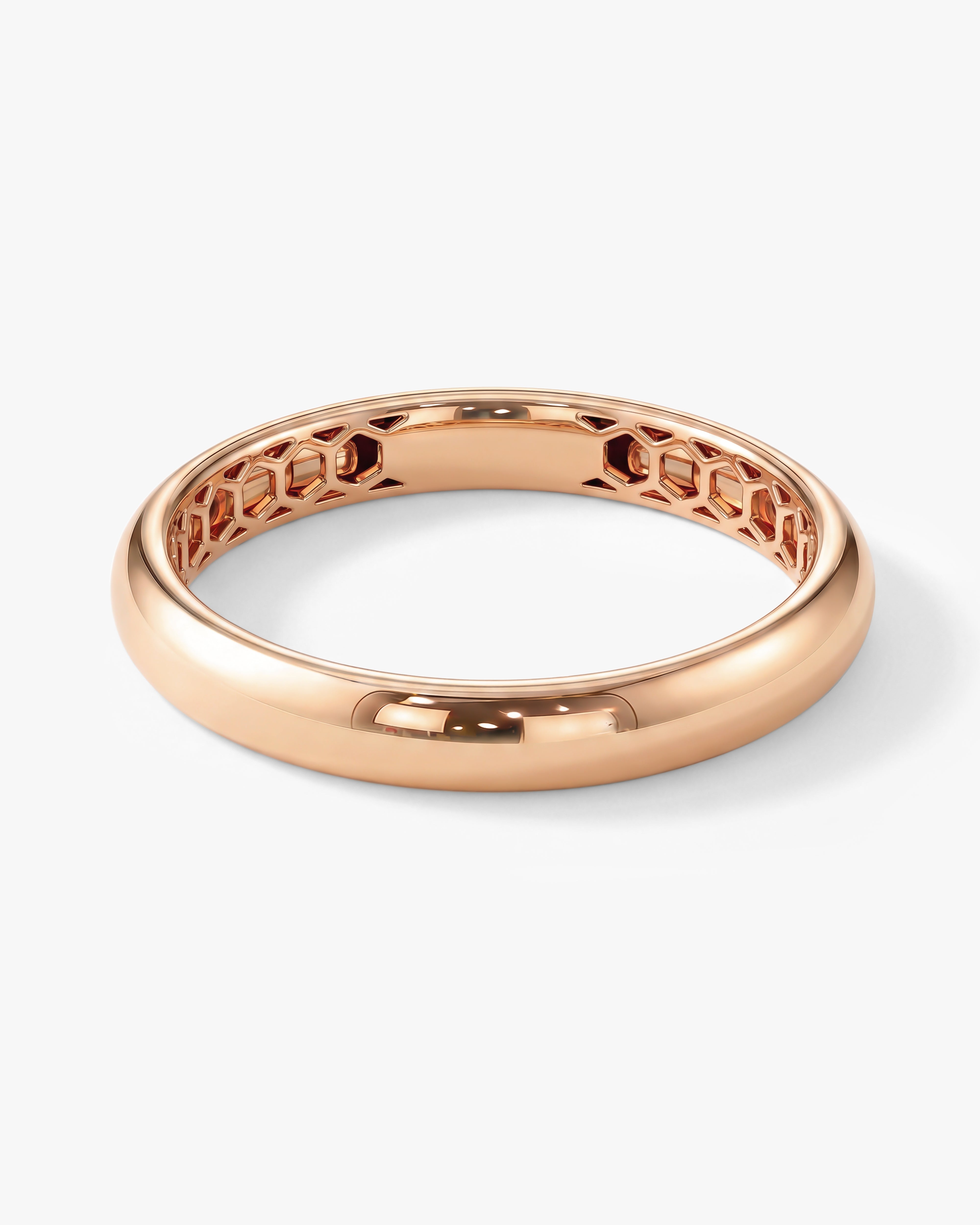 Eternate Honeycore 3mm Dome Wedding Band