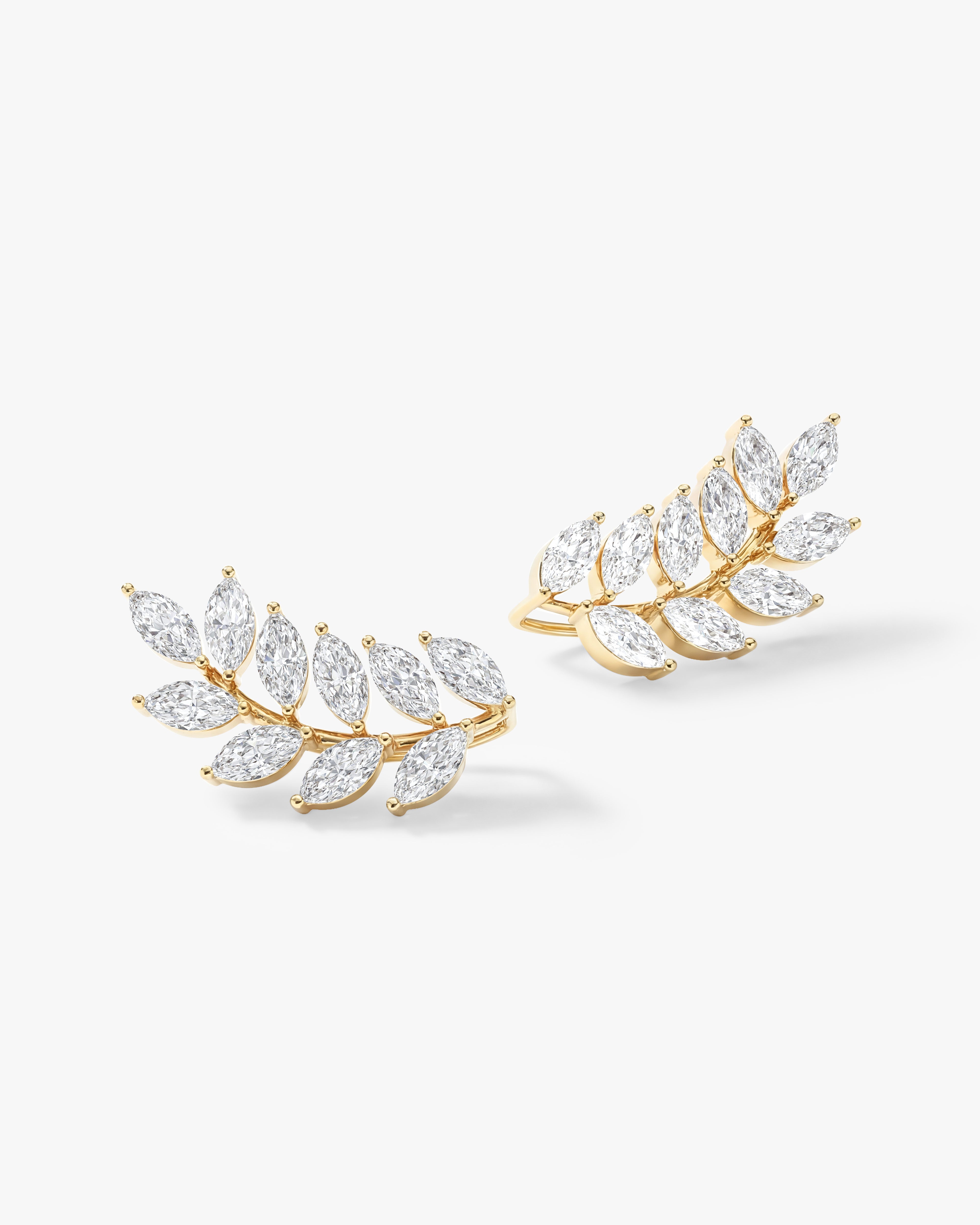 Climber Leaf Earrings