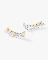Marquise Climber Earrings