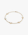 Five Opal Station Bracelet