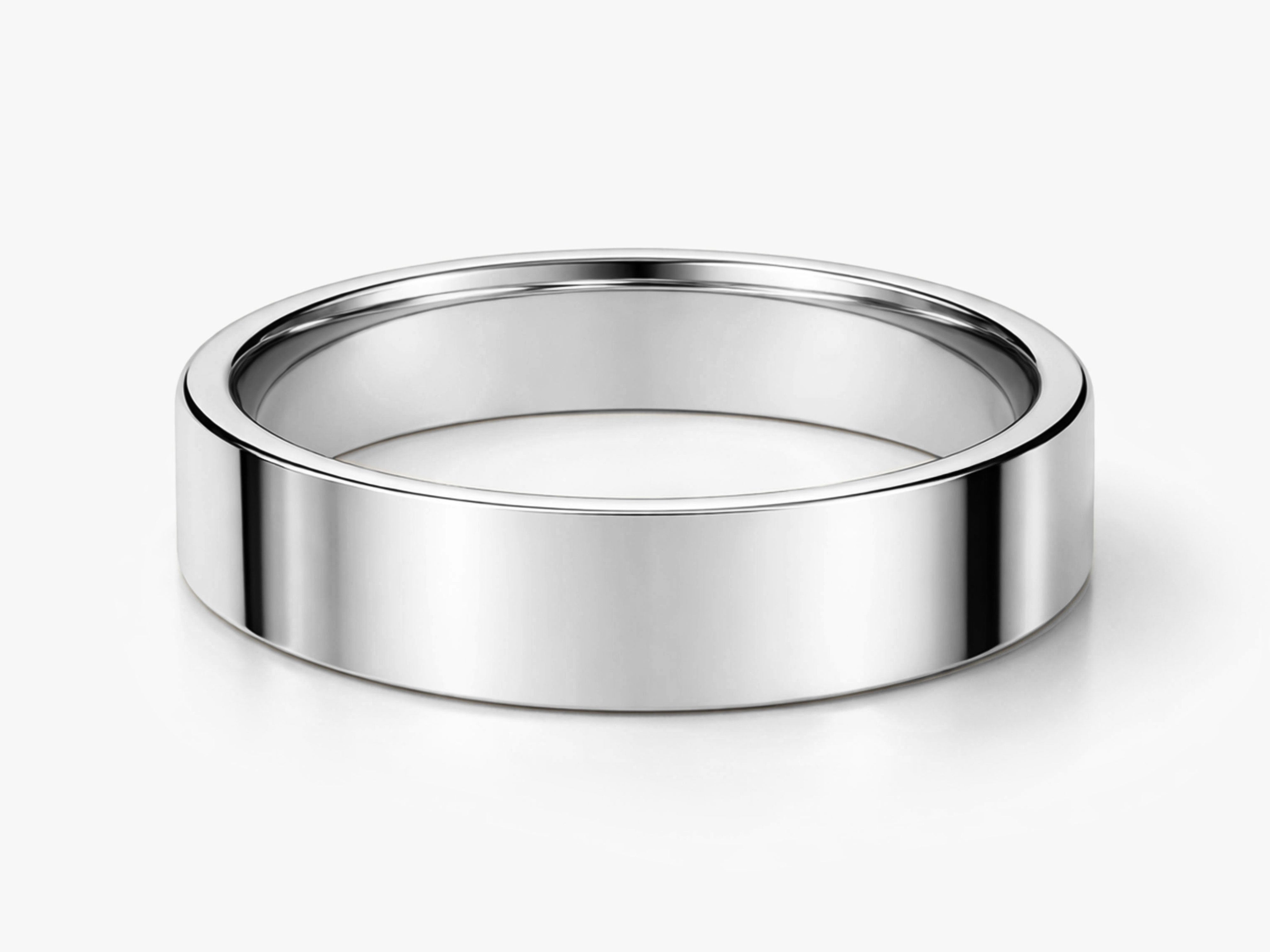 4mm Classic Flat Wedding Band
