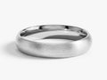 4mm Classic Dome Men's Wedding Band - Matte Brushed