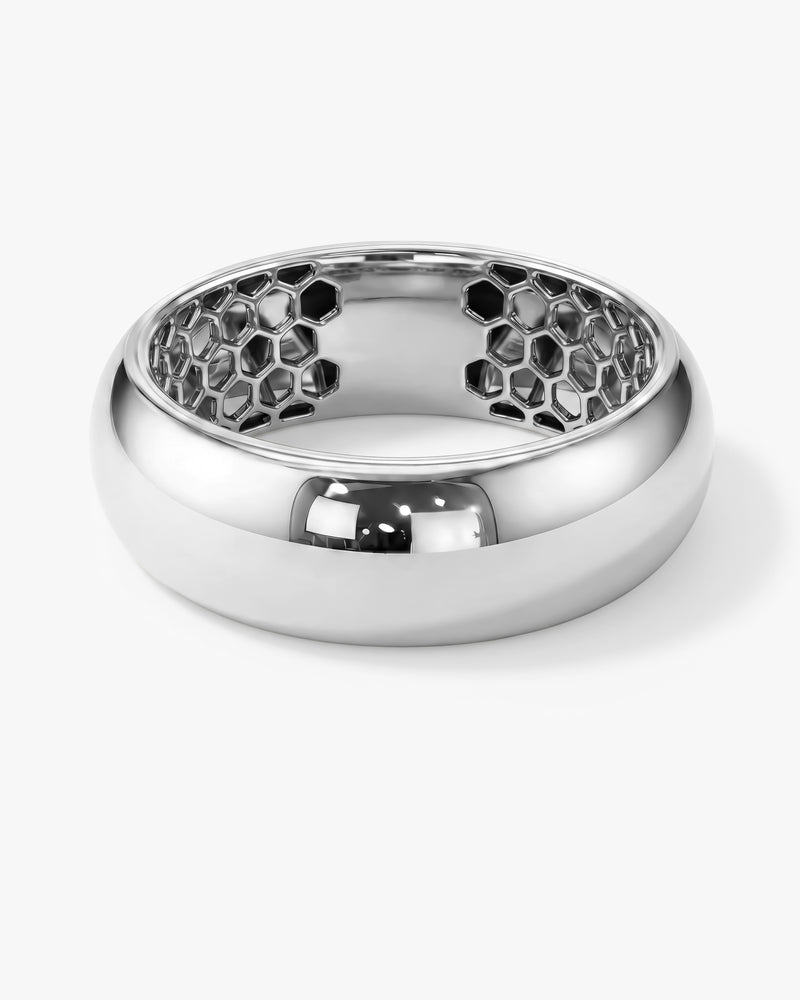 Eternate Honeycore 7mm Dome Men's Wedding Band