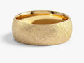 8mm Dome Men's Wedding Band with Ice Matte Finish