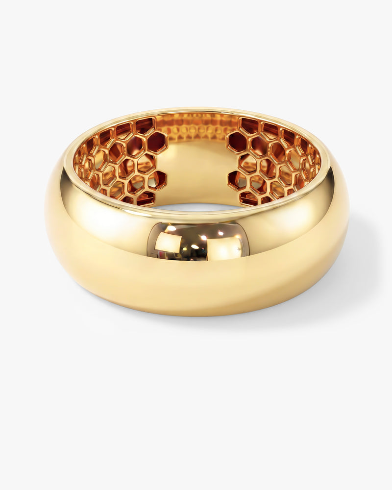 Eternate Honeycore 8mm Dome Men's Wedding Band