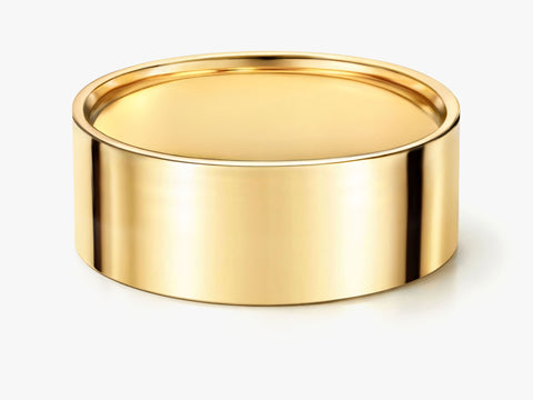 8mm Classic Flat Men's Wedding Band