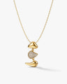 Stacked Organic Pebble Necklace