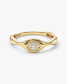 Pave Fluid Wave Ring