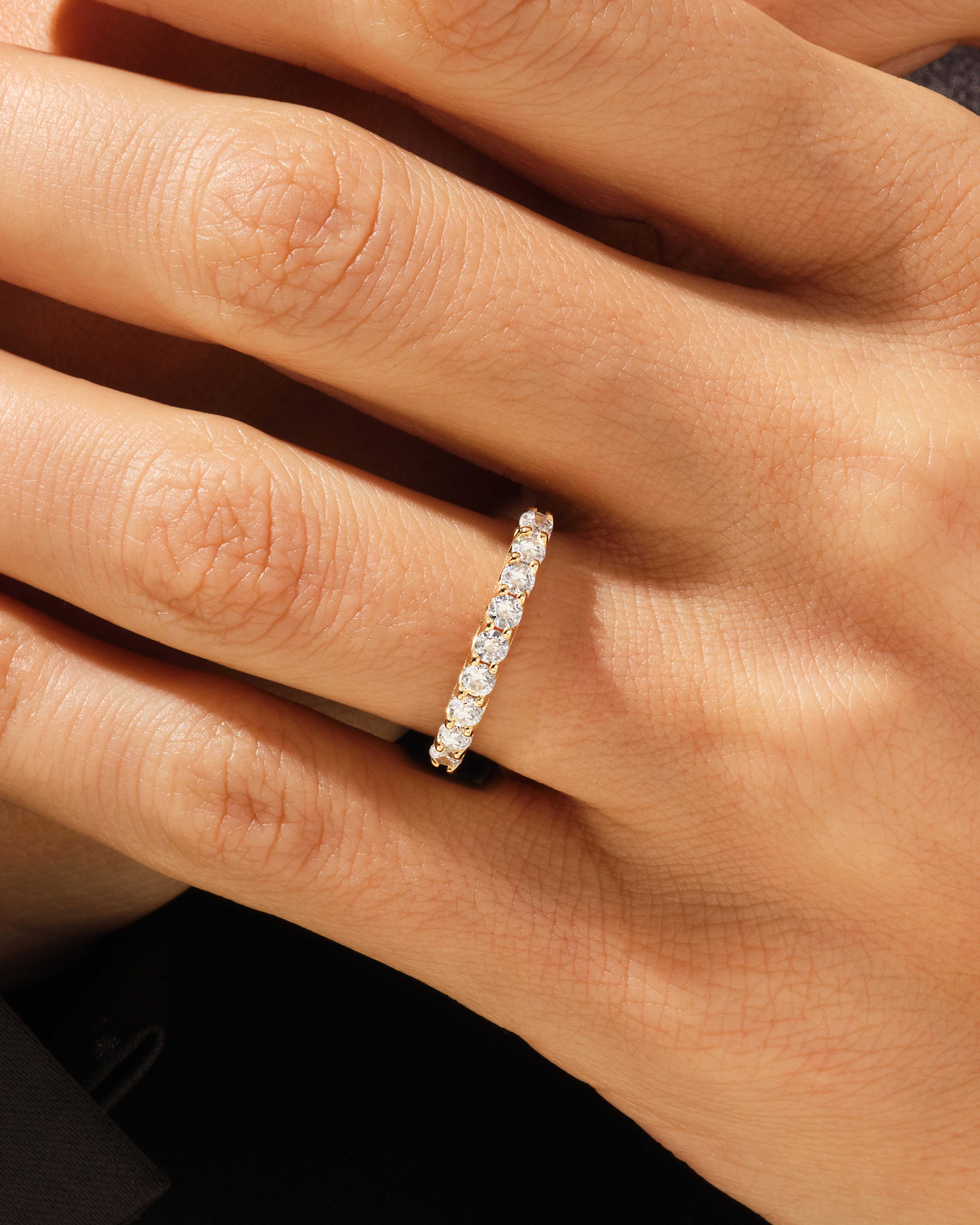 Nine Stone Trellis Anniversary Band (0.45 CT TW)