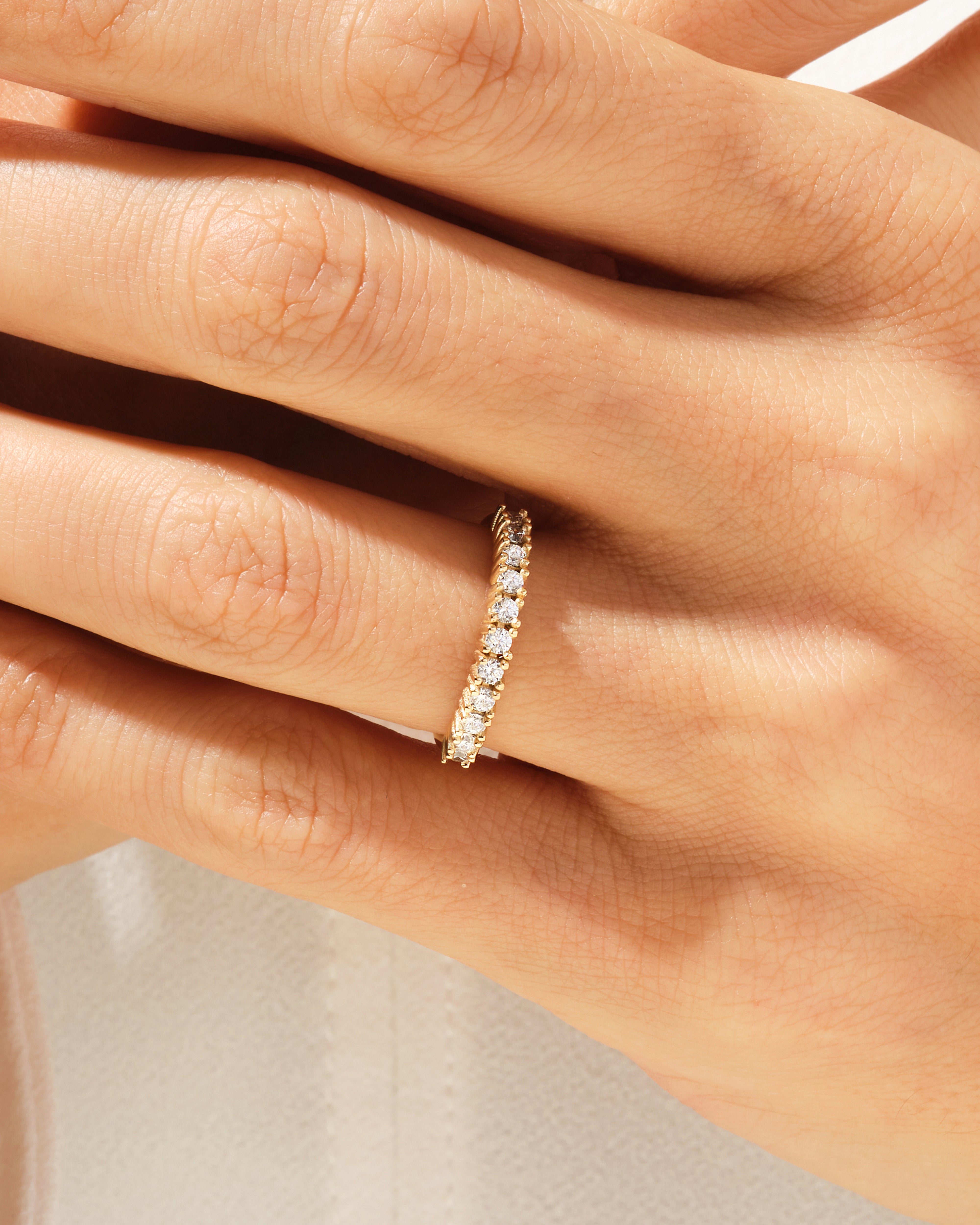 Eleven Stone Basket Anniversary Band (0.33 CT TW)
