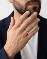 Eternate Honeycore 5mm Dome Men's Wedding Band