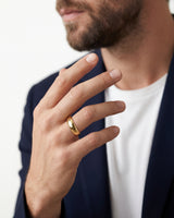 Eternate Honeycore 7mm Dome Men's Wedding Band