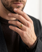 Eternate Honeycore 8mm Dome Men's Wedding Band