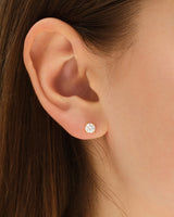 Round Cut Stud Earrings (1.00 ct tw)