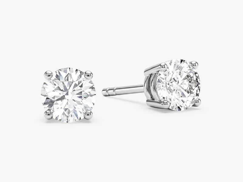 Round Cut Stud Earrings (1.00 ct tw)