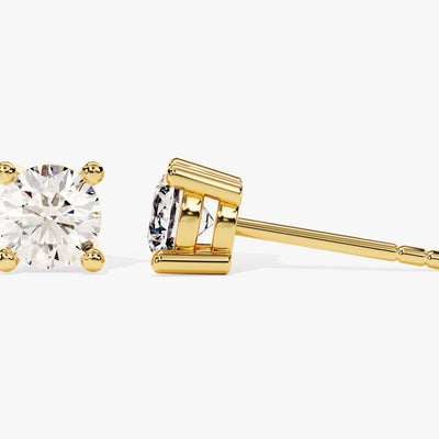 Round Cut Stud Earrings (1.00 ct tw)