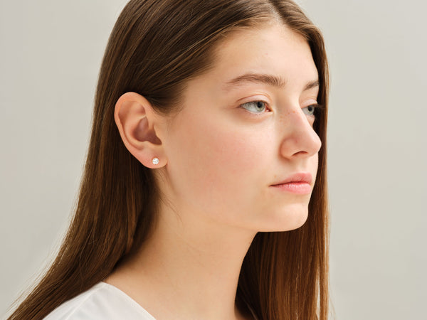 Round Cut Stud Earrings (1.00 ct tw)