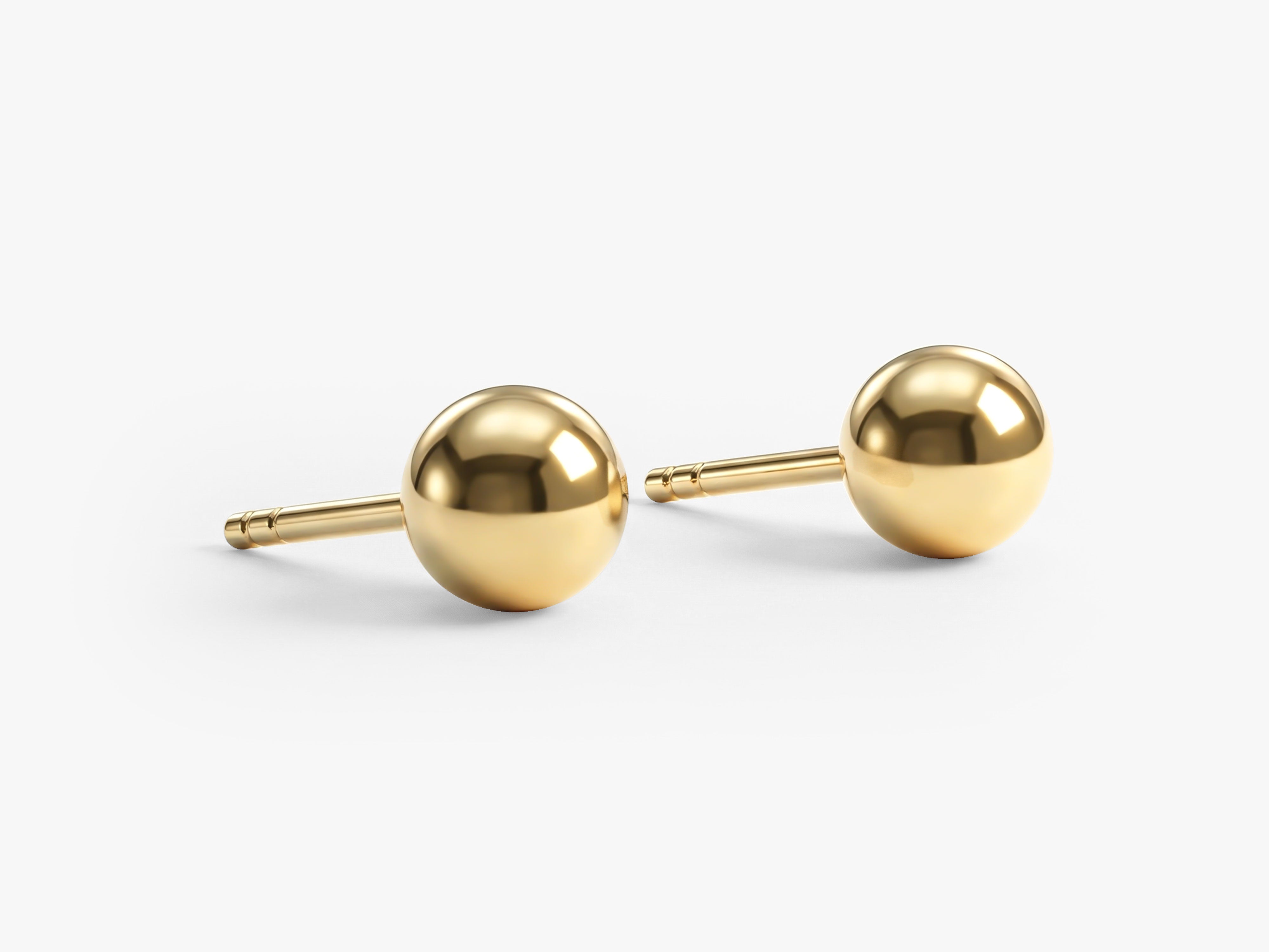 Ball Stud Earrings
