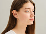Dual Plain Huggie Earrings