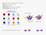 Sapphire Marquise Crown Stud Earrings in 14k Solid Gold