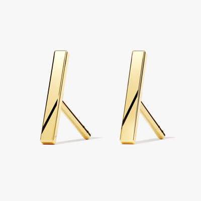 Bar Stud Earrings