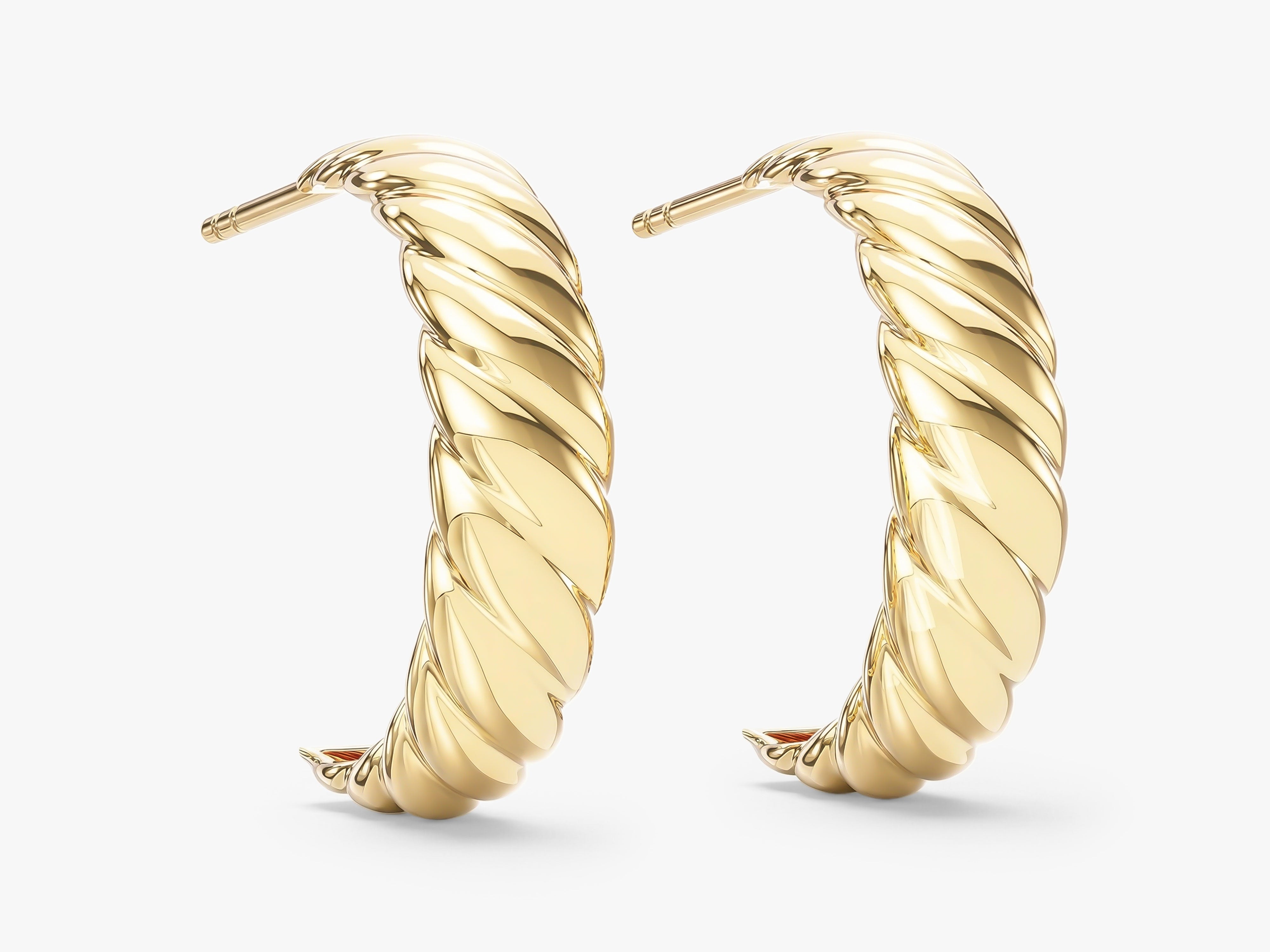 Bold Croissant Hoops