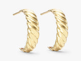 Bold Croissant Hoops