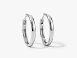 Medium Plain Hoop Earrings