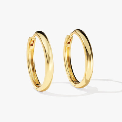Medium Plain Hoop Earrings