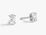 Oval Cut Stud Earrings (0.50 ct tw)
