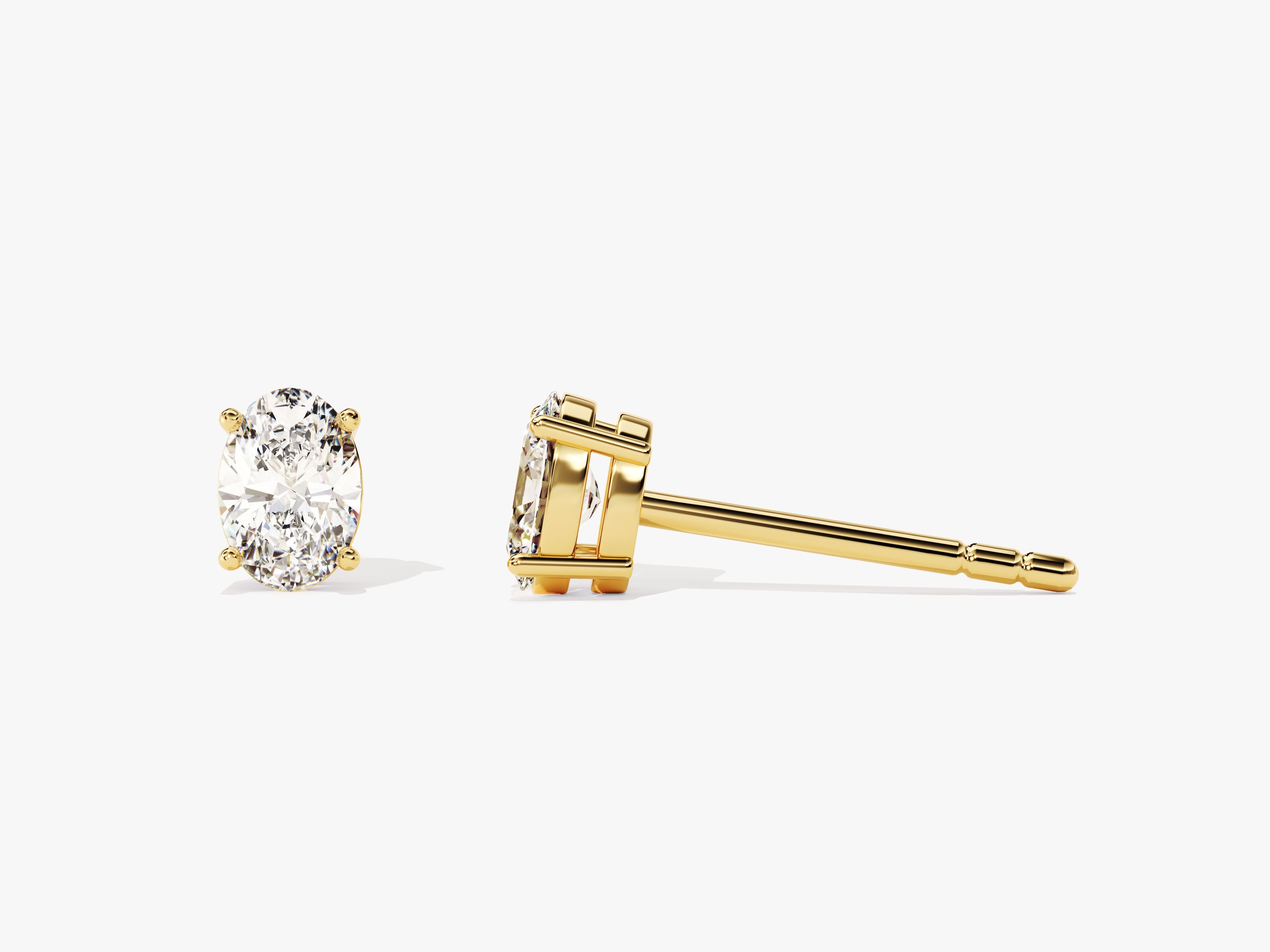 Oval Cut Stud Earrings (0.50 ct tw)
