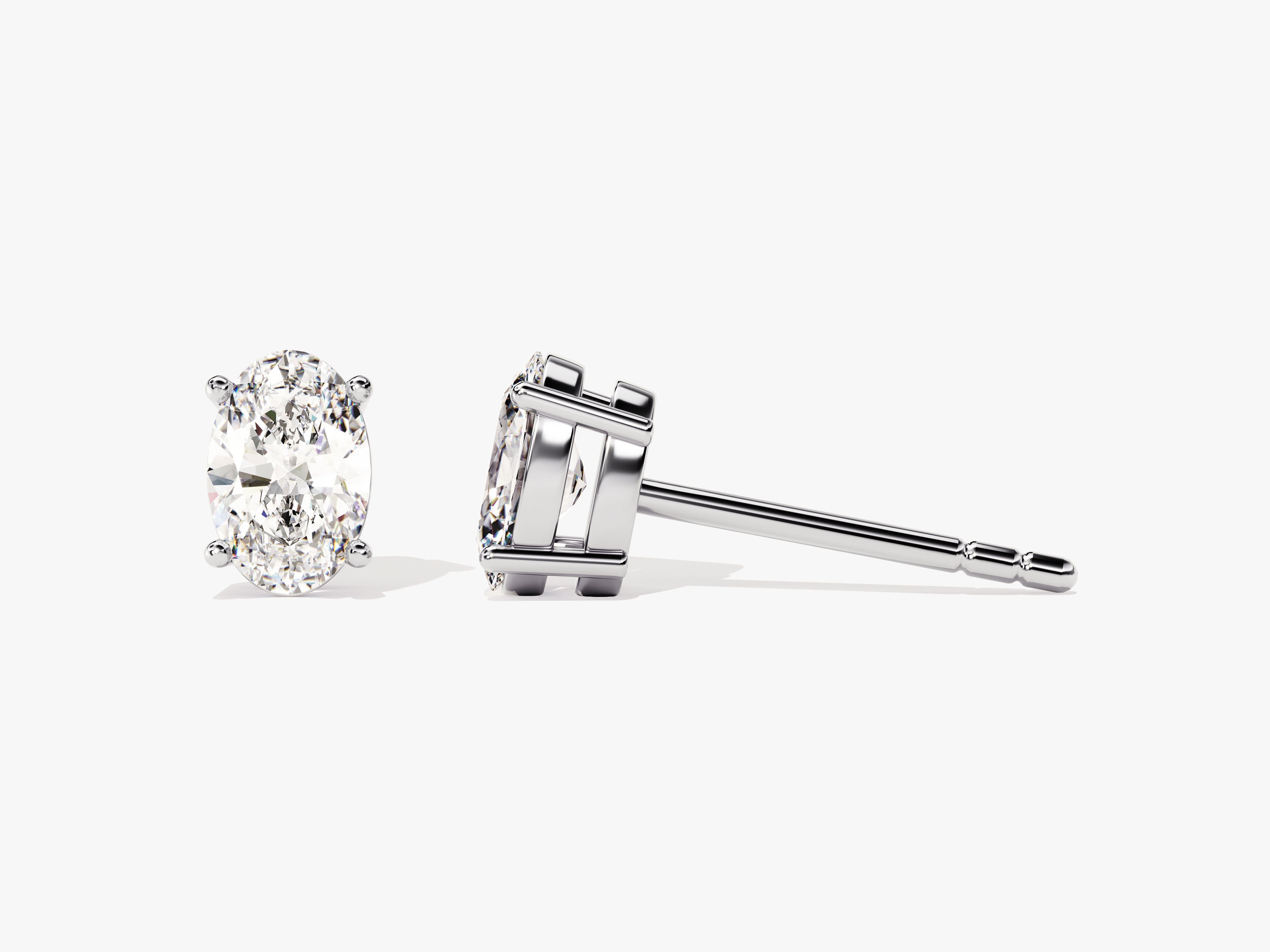 Oval Cut Stud Earrings (1.00 ct tw)