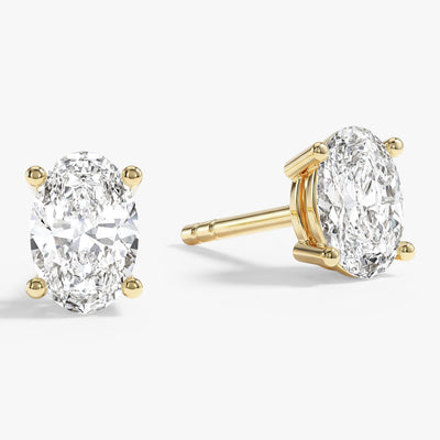 Oval Cut Stud Earrings (1.00 ct tw)