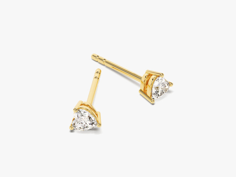 Heart Cut Stud Earrings (0.25 ct tw)