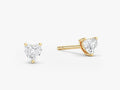 Heart Cut Stud Earrings (0.50 ct tw)