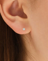 Asscher Cut Stud Earrings (0.25 ct tw)