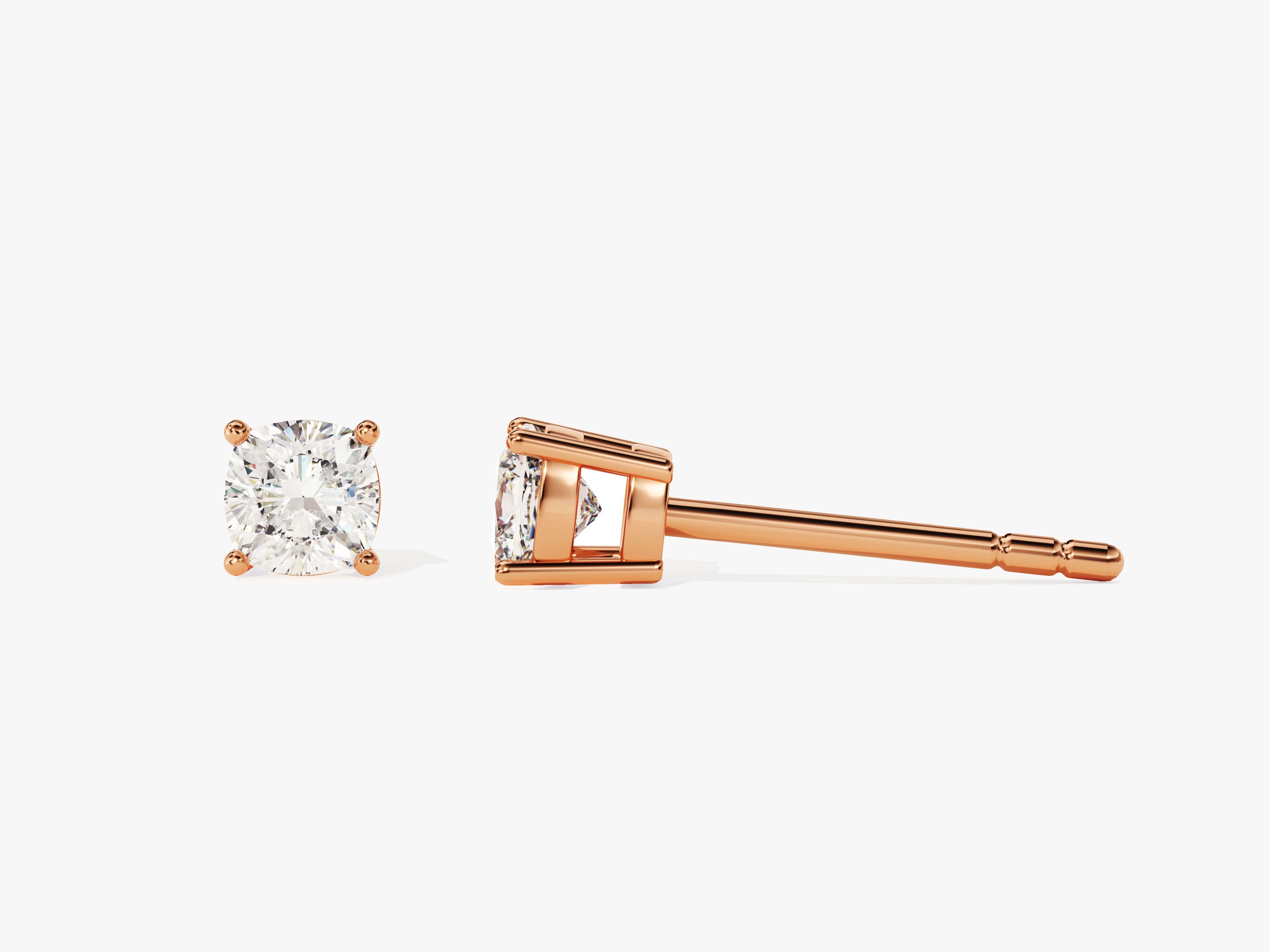 Cushion Cut Stud Earrings (0.50 ct tw)