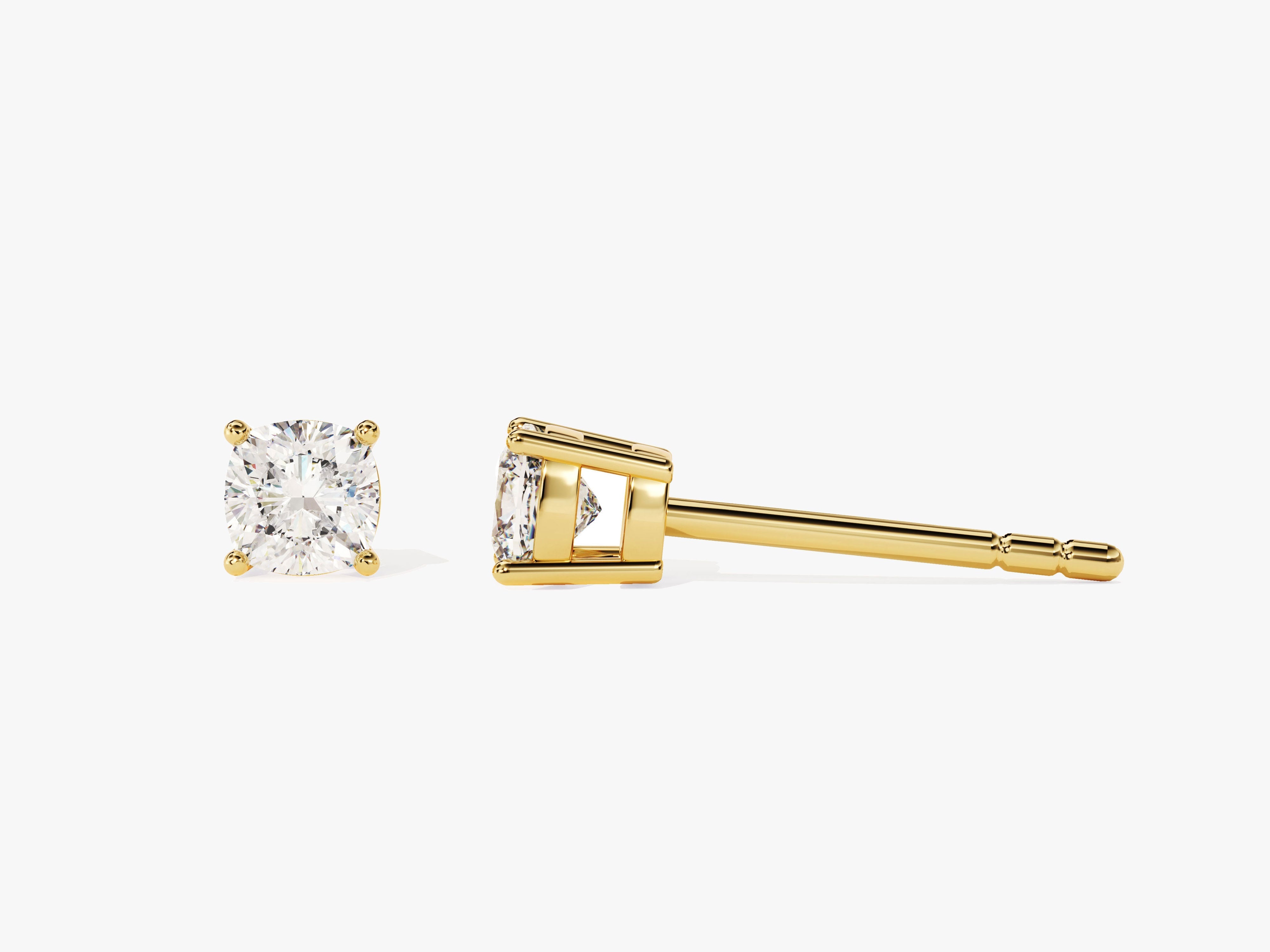 Cushion Cut Stud Earrings (0.50 ct tw)