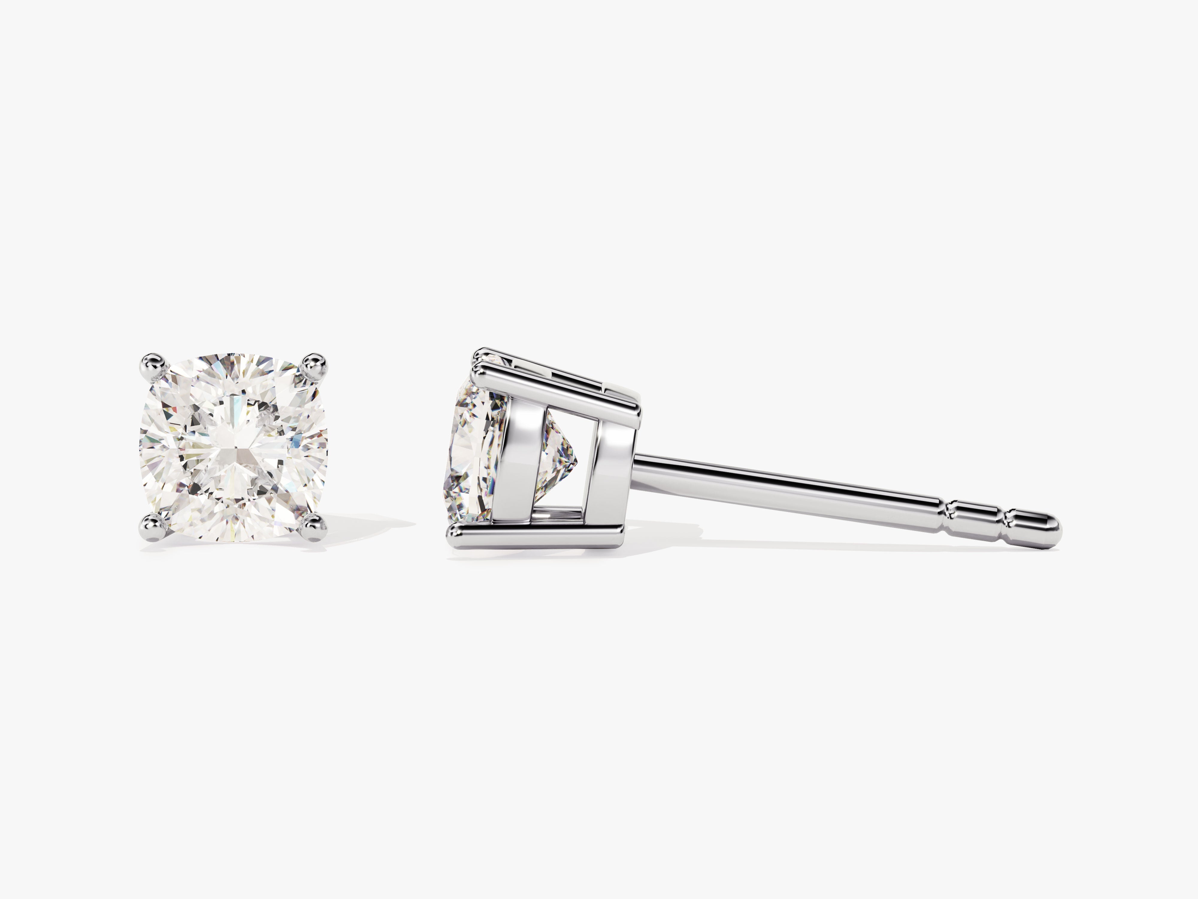 Cushion Cut Stud Earrings (1.00 ct tw)