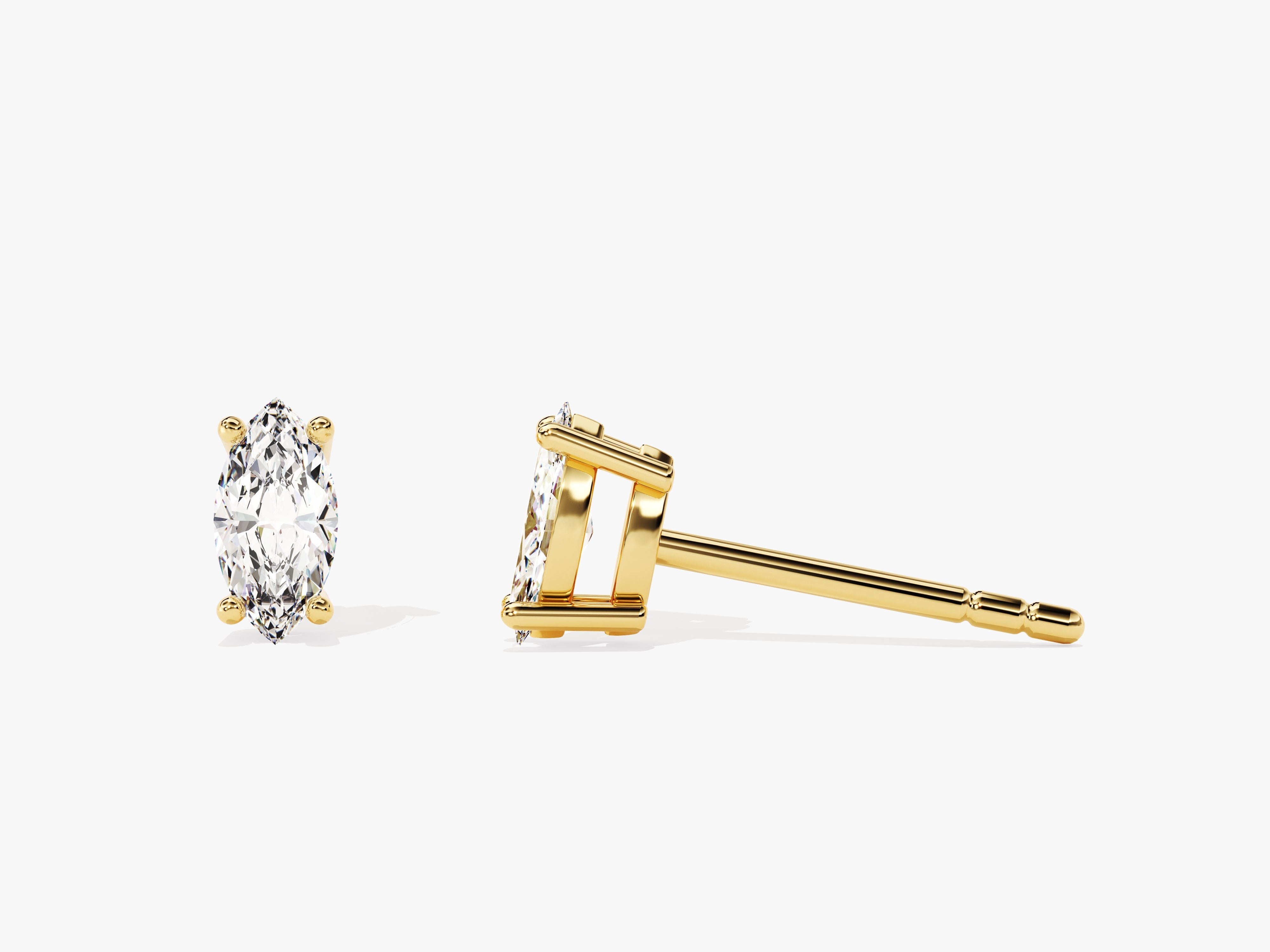 Marquise Cut Stud Earrings (0.50 ct tw)