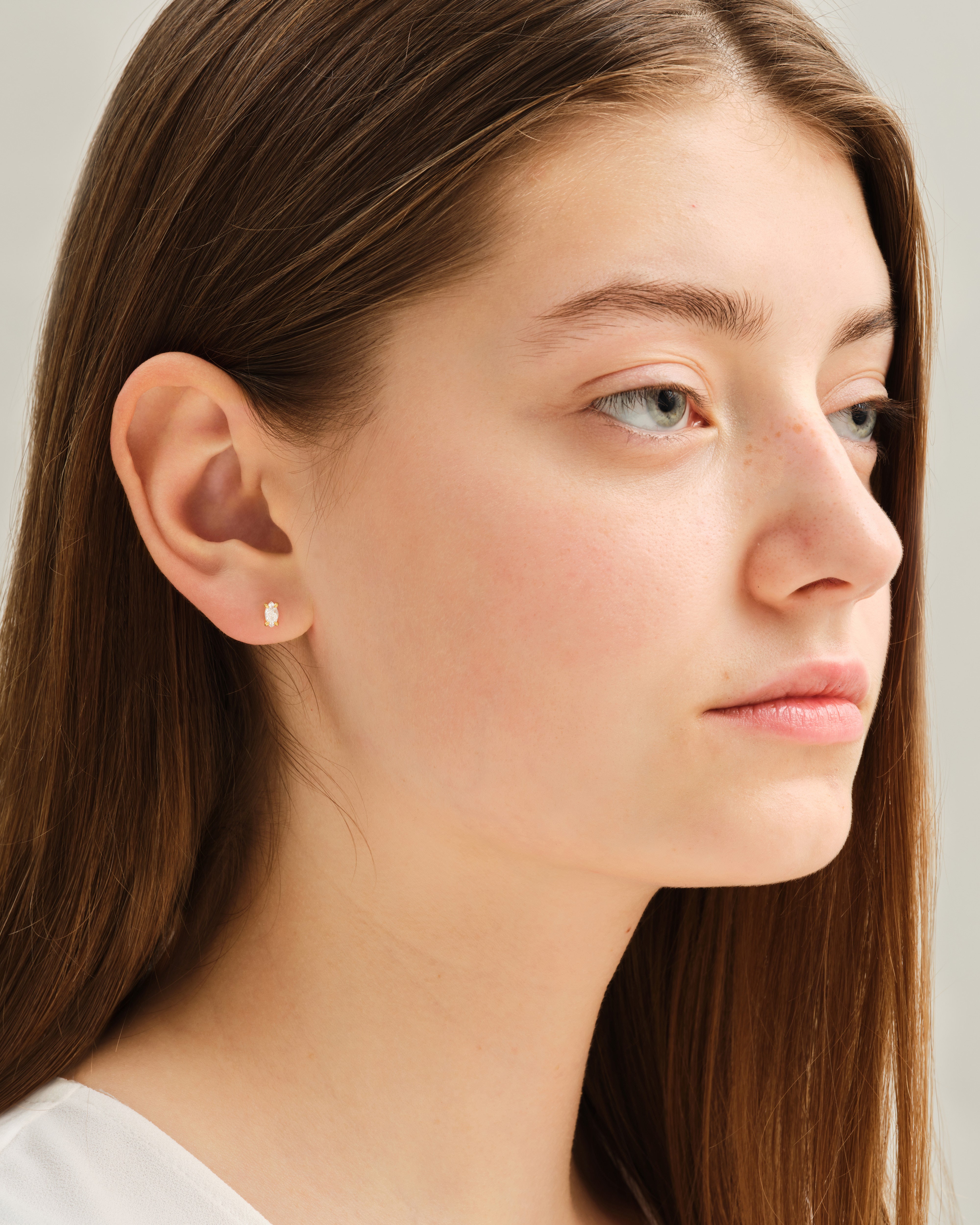 Marquise Cut Stud Earrings (0.50 ct tw)