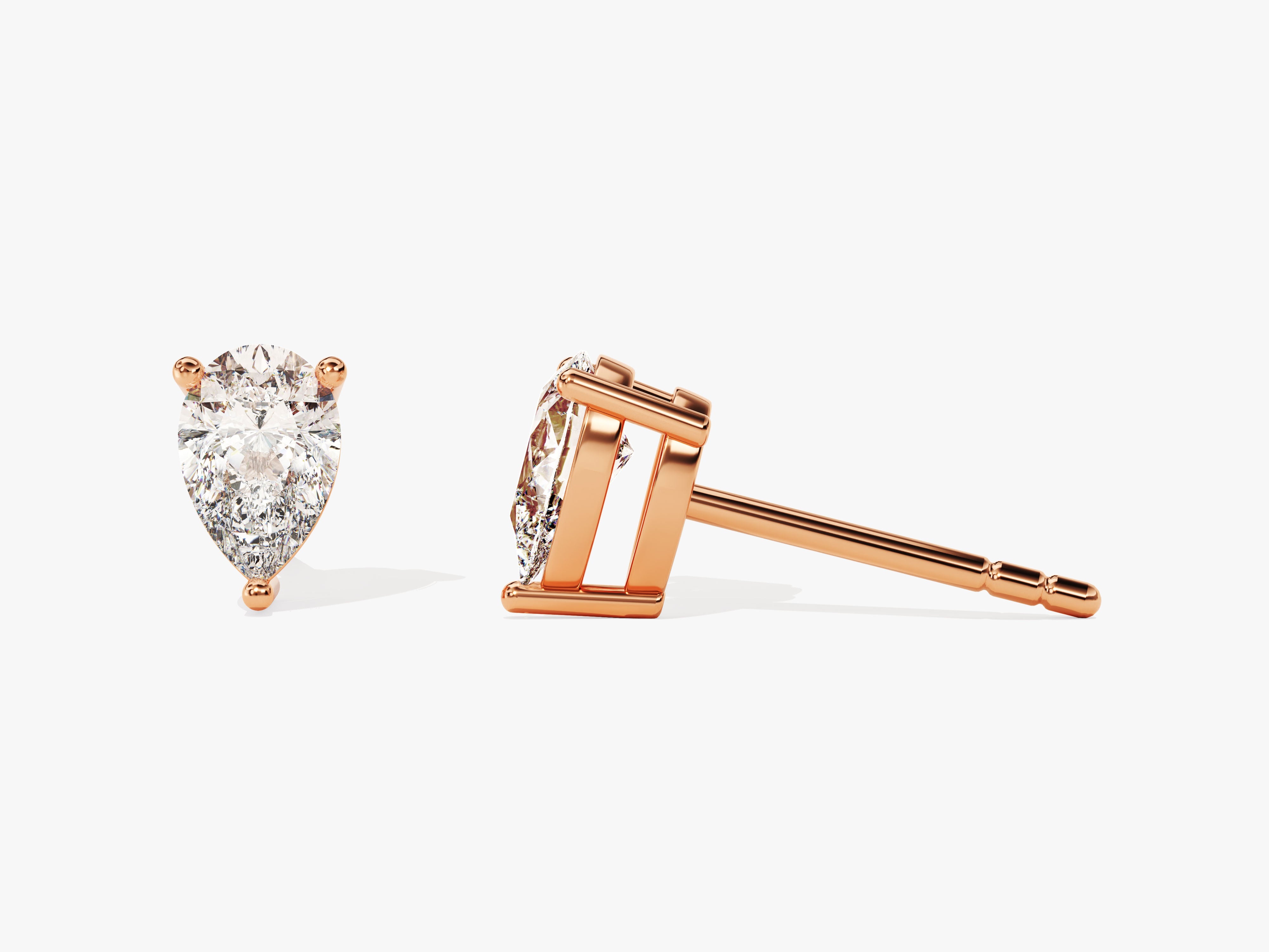 Pear Cut Stud Earrings (1.00 ct tw)