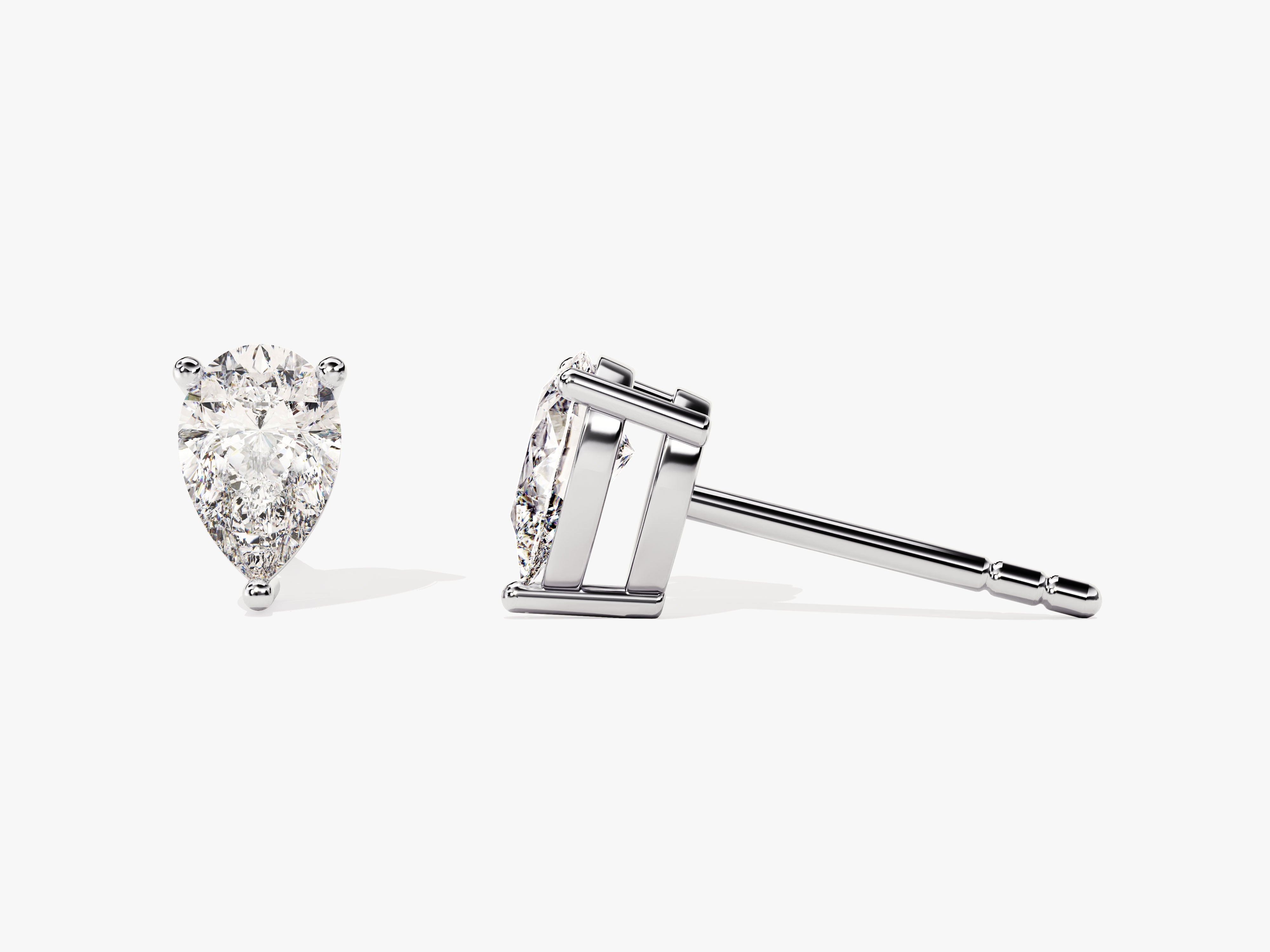 Pear Cut Stud Earrings (1.00 ct tw)