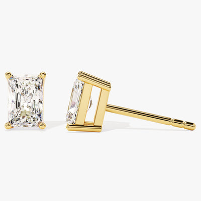 Radiant Cut Stud Earrings (1.00 ct tw)